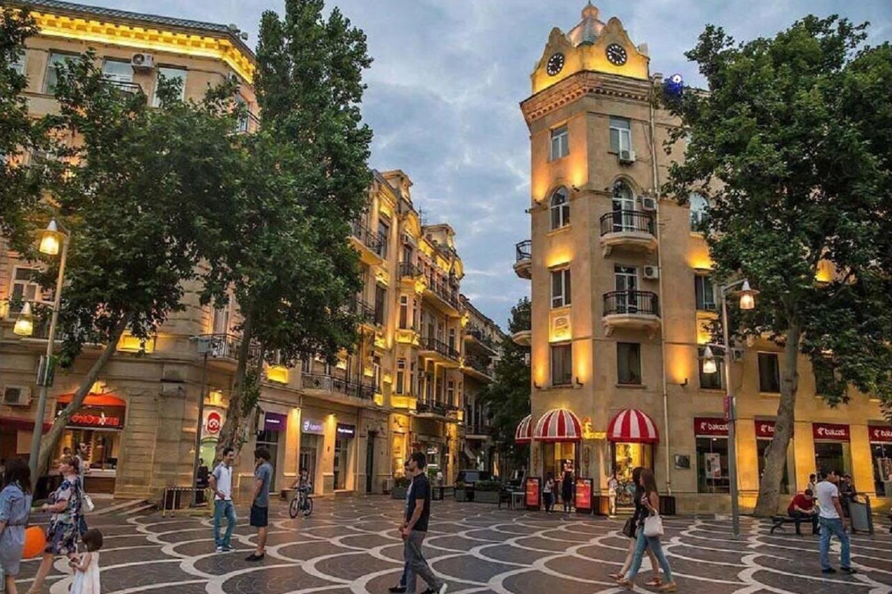 Best Center Hotel Baku Bagian luar foto