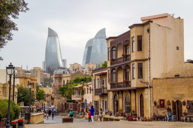 Best Center Hotel Baku Bagian luar foto